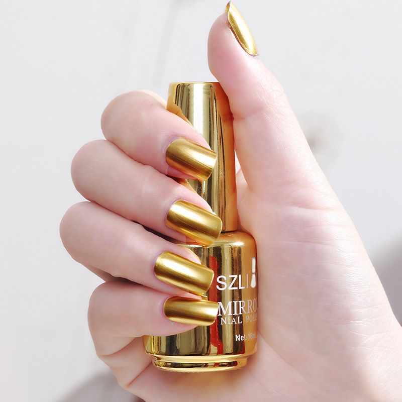 16 cores esmalte espelhado prateado não descascável_voghion.com