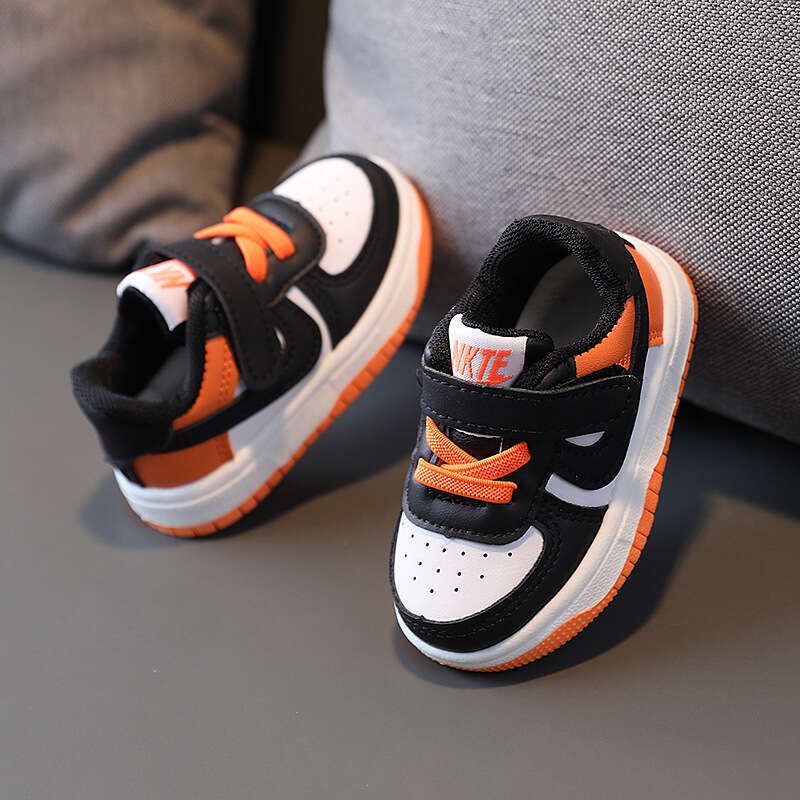 XUANMU Children's Sports Shoes Boys And Girls Casual Board Shoes Comfortable Low-top Breathable Soft Sole Style Versatile Z0155_voghion.com