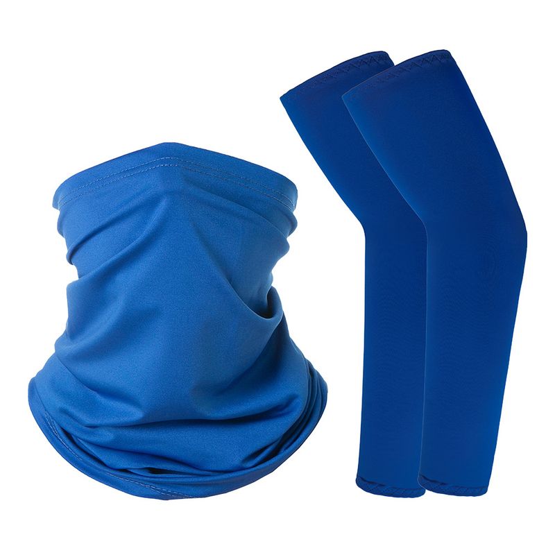 Summer new fashionable mountaineering scarf set, outdoor versatile magic riding mask, sports sleeve set_voghion.com