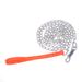 Leash Red Chrome-Plated Dog Walking Rope Pet Anti-Bite Durable Iron Chain_voghion.com