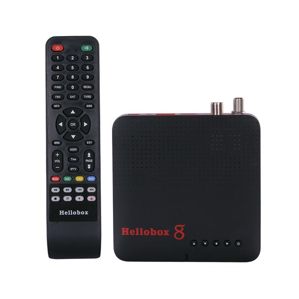 Jauns vesion Hellobox 8 uztvērējs satelīta DVB-T2 DVB S2 Combo TV Box Tuner TV Play On Phone Satelīta TV uztvērējs Atbalsts CCCAM_voghion.com