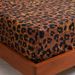 Sábana ajustable de lujo con estampado de leopardo: suave funda de poliéster 3D con bordes elásticos para tamaños individual, matrimonial, queen y king._voghion.com