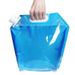 Outdoor Portable Foldable Storage Bag Plastic Bladder Water Carrying Sports Hiking Large Capacity Mountaineering Spout_voghion.com