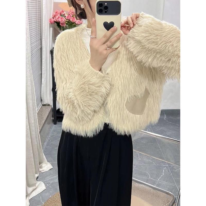 Îmbrăcăminte pentru femei, temperament de înaltă calitate, nouă serie blândă, blană scurtă de nurcă_voghion.com