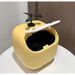 【100 Pieces For New Home】Ninja Desktop Trash Can Office With Lid Press-Type Mini Storage Bin_voghion.com