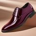 Neue formelle Business-Herrenschuhe in Übergröße, britischer Stil, glänzendes Leder, zum Schnüren, Derby-Schuhe, Hochzeitsschuhe_voghion.com