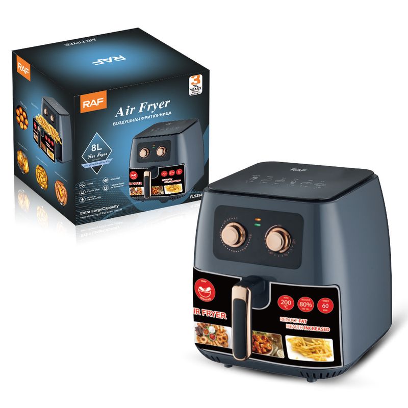 RAF EU Standard Wholesale Air Household Multifunctional Smart French Fry Large Capacity Fully Automatic Fryer_voghion.com