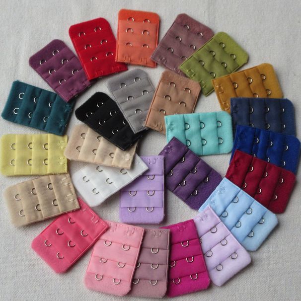 Abbigliamento da donna tre file, due bottoni, fibbia di estensione, fibbia di estensione del reggiseno e della biancheria intima/fibbia di estensione, bottoni a due file_voghion.com