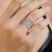 Women's Jewelry Unique Geometric Stackable Zircon Ring Set Hypoallergenic & Tarnish-Free Do Not Fade Small Batches Of Wrapped Zircon Rings_voghion.com