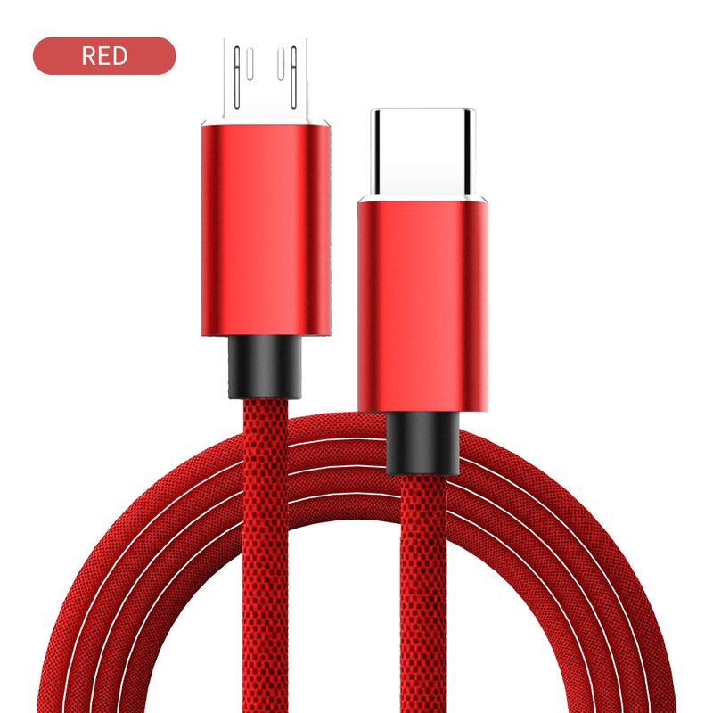 Cavo adattatore di ricarica rapida da 60 W tipo PD C a micro USB QC 3.0 3A Cavo dati di ricarica rapida Q caricabile caricabile_voghion.com