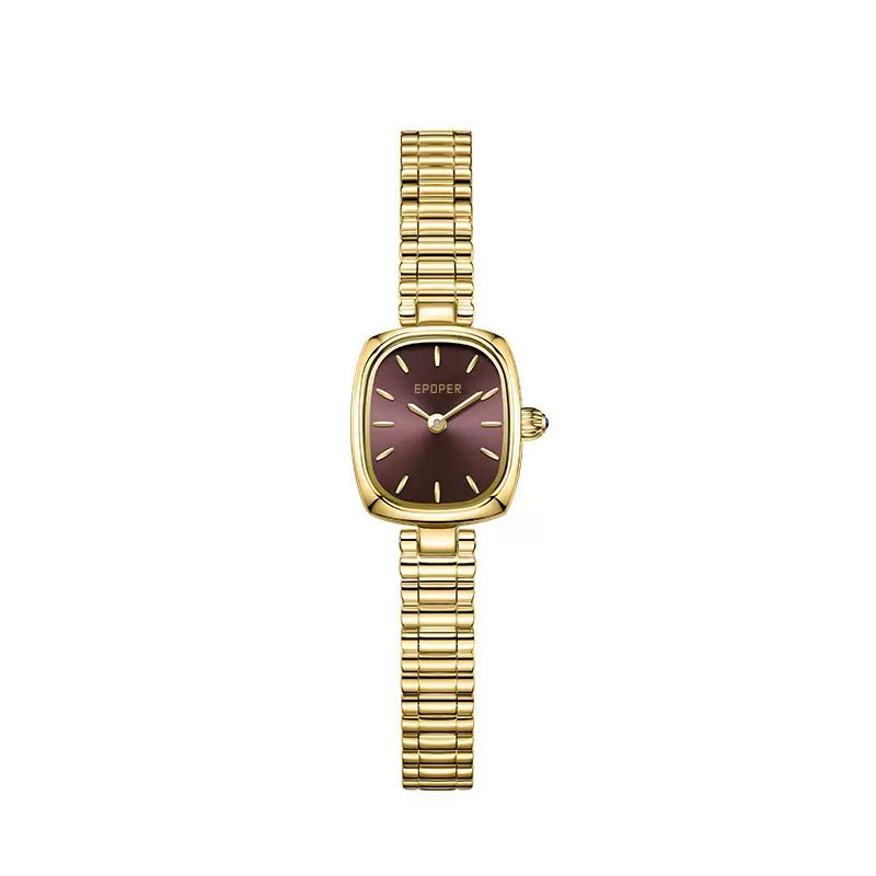 Little Gold Label Women's Light Niche Exquisite Square Watch 2024 New Small Dial Quartz Waterproof Wristwatch_voghion.com