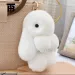 TB BHULAMTE Designer Fur Luxury Plush Little Rabbit Bag Pendant, Creative Gift Backpack, Decorative Car Key Chain_voghion.com
