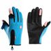 men and women's outdoor cycling warm flip windproof fleece mountaineering non slip sports autumn and winter touch screen gloves_voghion.com