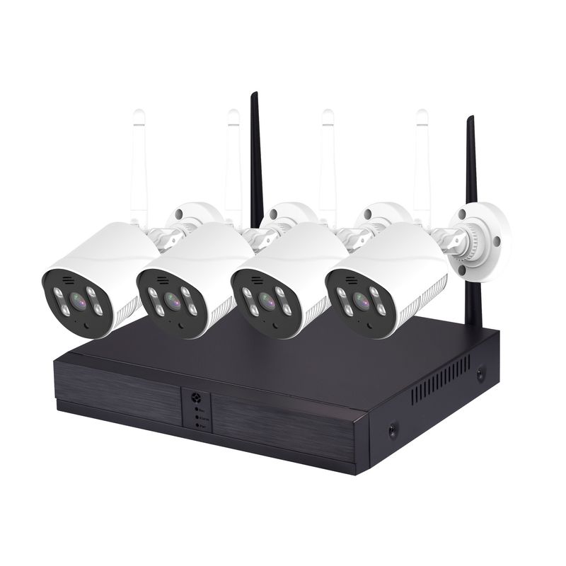 Ensemble d'enregistreur NVR 4/8 canaux, caméra de surveillance, enregistreur sur disque dur HD_voghion.com