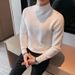 Slim-Fit Mid-Crew Neck Sweater – Lightweight Knit Pullover For Layering (M-XXXL, Poly-Blend Thermal Base Layer, Streetwear Essential)_voghion.com