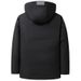 Giacca da uomo invernale in piumino d'anatra bianca corta con cappuccio di alta qualità, capospalla alla moda_voghion.com
