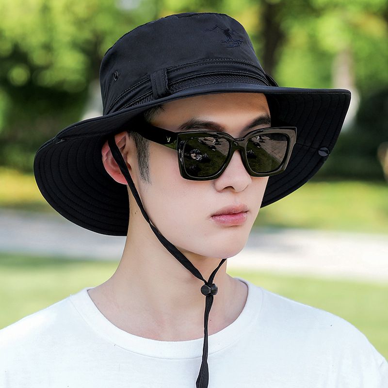 Men's Summer Fishing Hat - UPF 50+ Sun Protection Waterproof & Breathable For Outdoor Activities_voghion.com