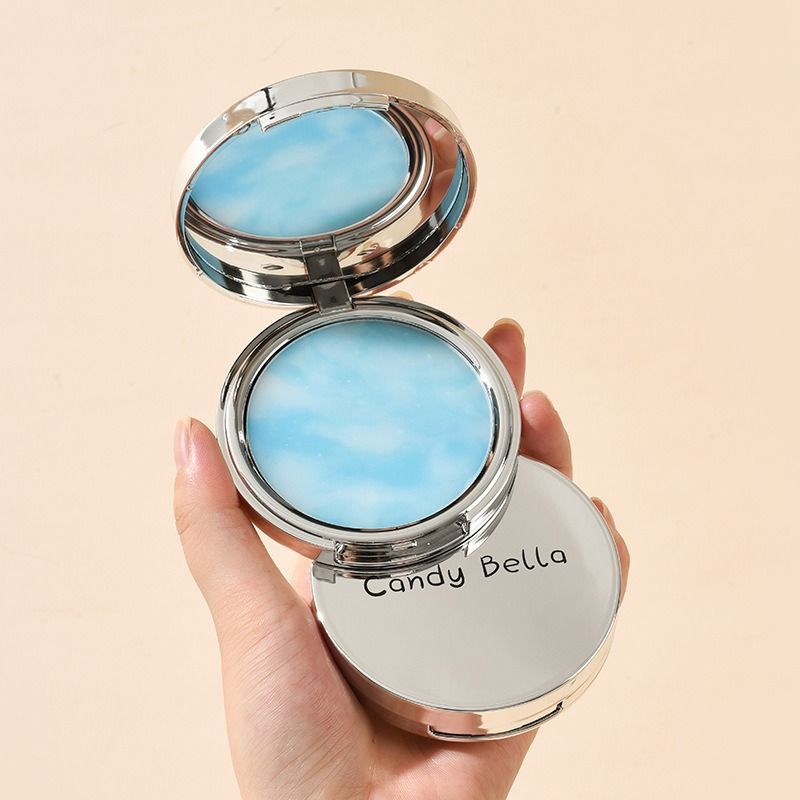 Blauer Himmel Wolke Ölkontrolle Puderfreies Puder gefroren Lavendel Lila Puder transparent explosiv_voghion.com