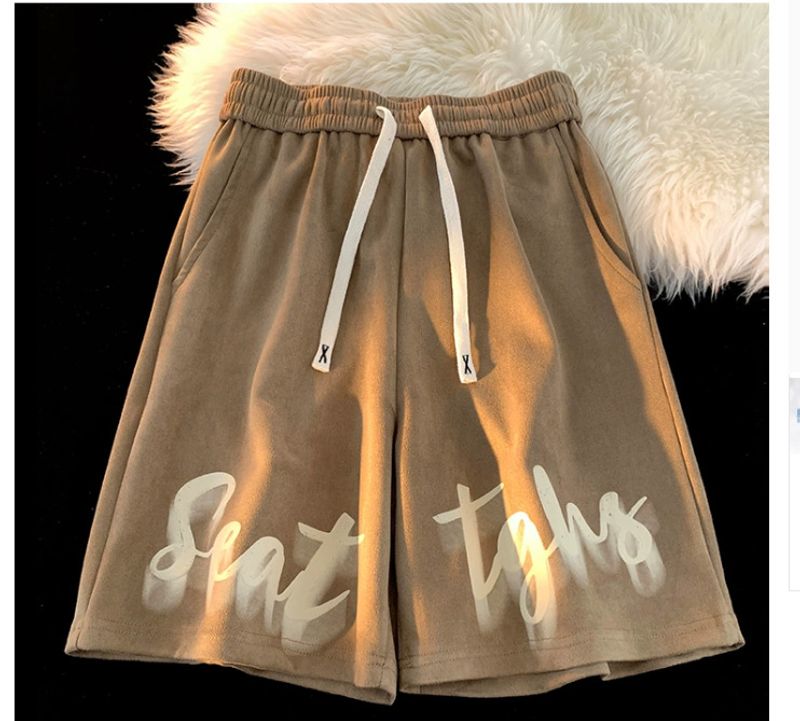 [UrbanBubble] Herren-Shorts in Übergröße – Sportshorts mit Schaumstoff-Print | Leichte Sommerkleidung_voghion.com