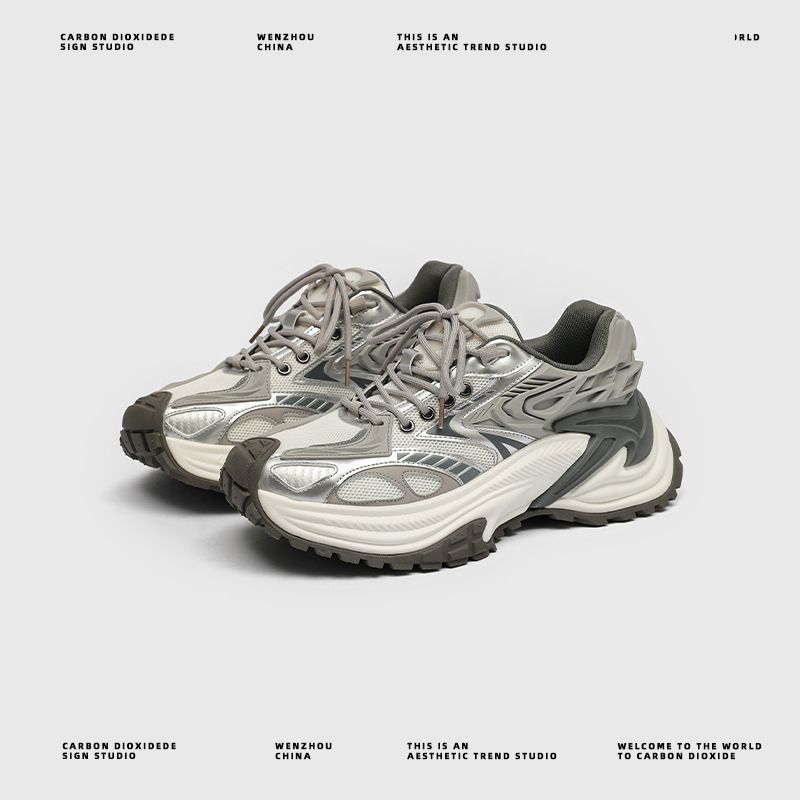 Advanced Sidewinder Jogging Dad mat atmungsaktiven, décker Sohle vun Mesh an erhéichte Sportschong fir Casualen_voghion.com