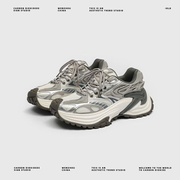 Advanced Sidewinder Jogging Dad mat atmungsaktiven, décker Sohle vun Mesh an erhéichte Sportschong fir Casualen_voghion.com