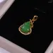 Pedat Halsketten Ifiity-förmige Kürbis Frieden Amulett Imitatio Jade Halskette gibt einen Femiie Look Licht Ad Nische_voghion.com