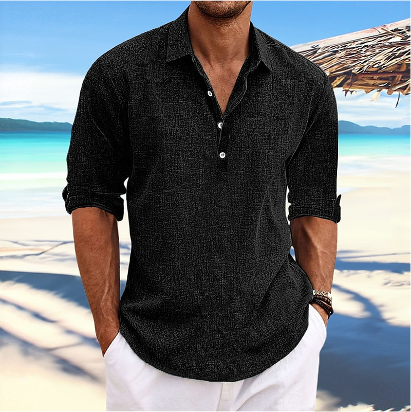 Herrenbekleidung Herren Neue Pulloverhemden Jugendmode Lose Langarm Home Casual Shirts_voghion.com