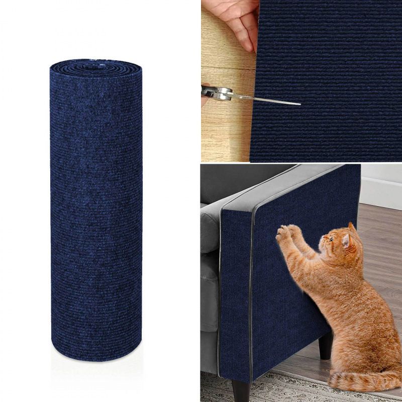 Pad Teasing Nest Cuttable Self-Adhesive Wear-Resistant Furniture Sofa Sticker Wall Cat Scratching Board Vertical_voghion.com