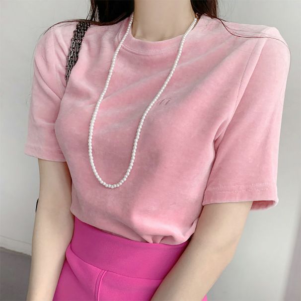 6mm minimalistyczny naszyjnik z imitacji pereł uniwersalny jednowarstwowy długi sweter temperament qipao z dodatkami okrągły_voghion.com