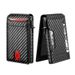 Card Cases Clamshell Wallet Lightweight Portable Rfid Anti-theft Men's Card Case Microfiber Carbon Fiber Multi-function Card Holder_voghion.com