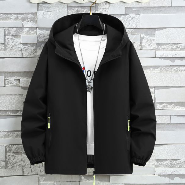 Übergroße Kapuzenjacke für Herren – Leichter, atmungsaktiver Freizeitmantel mit Reißverschluss (Schwarz, Grau, Rot, Blau) – Übergröße 7XL erhältlich_voghion.com