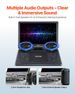 Portable DVD Player 14inch HD Swivel Display Screen 4.5-5 Hours Built-in Battery_voghion.com