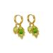 Leaf Earrings, Women's Opal Temperament, Light Luxury, High-end Sense, Exquisite Ear Buckles, Fashionable Explosion, Simple And Versatile Trendy_voghion.com