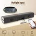 100W TV SoundBar Bluetooth HiFi zvočnik 2.0-kanalni zvočni sistem za domači kino SoundBar vgrajen nizkotonec z daljinskim upravljalnikom_voghion.com
