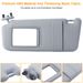 Auto Sun Visor Left Driver Side Car Sun Visor Fits 2007-2011 Toyota Camry Without Sunroof Vanity Light_voghion.com