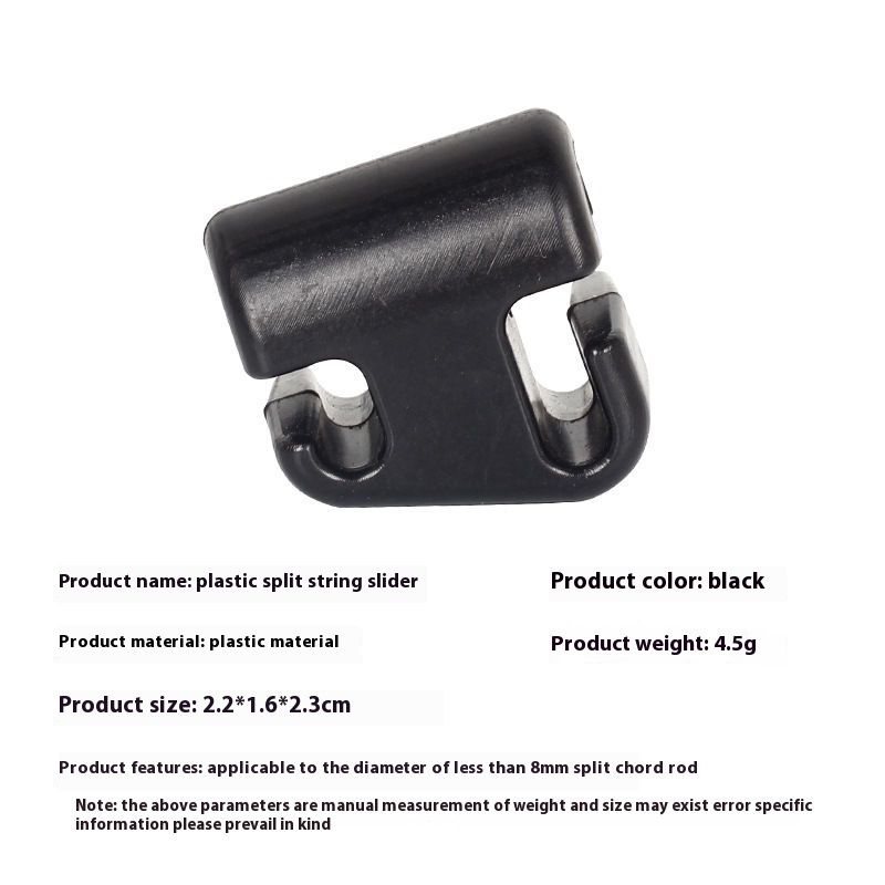 Divisor de polea compuesto, accesorios para arco y flecha, equipo de tiro con arco, deslizador de plástico divisor que no desgasta la cuerda._voghion.com