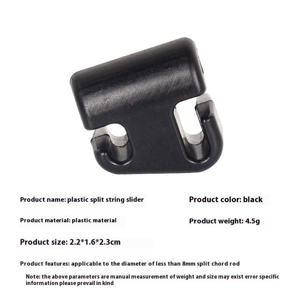 Divisor de polea compuesto, accesorios para arco y flecha, equipo de tiro con arco, deslizador de plástico divisor que no desgasta la cuerda._voghion.com