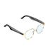 Smart AI Translation Glasses - Bluetooth Calls, Music, Waterproof & Multi-Language Support For Travel & Sports (Black/Gold Edition)_voghion.com