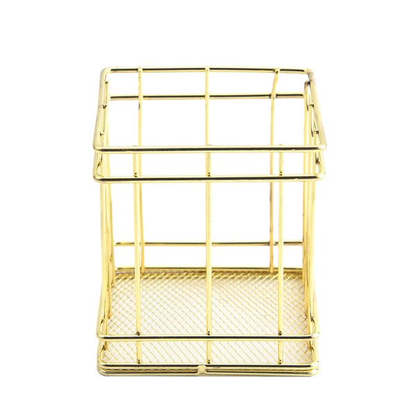 Nordisk stil rosa guld ins desktop finish jern opbevaringskurv opbevaringskurv køkken opbevaringskurv opbevaringskurv_voghion.com