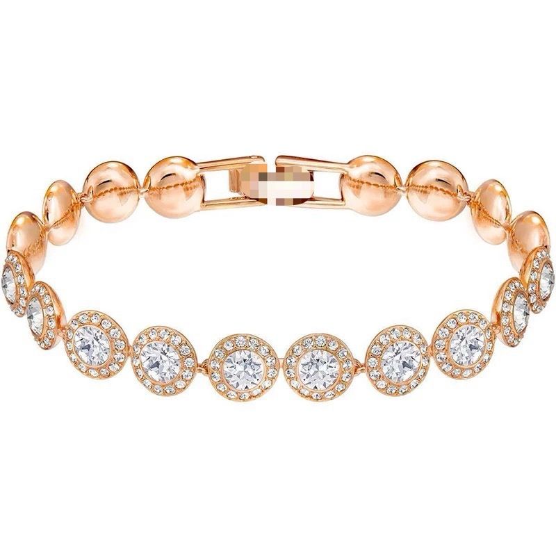 Elegante Kristallkette mit einem einzelnen Anhänger – Runde Legierungskette mit in Krappen gefassten Strasssteinen_voghion.com