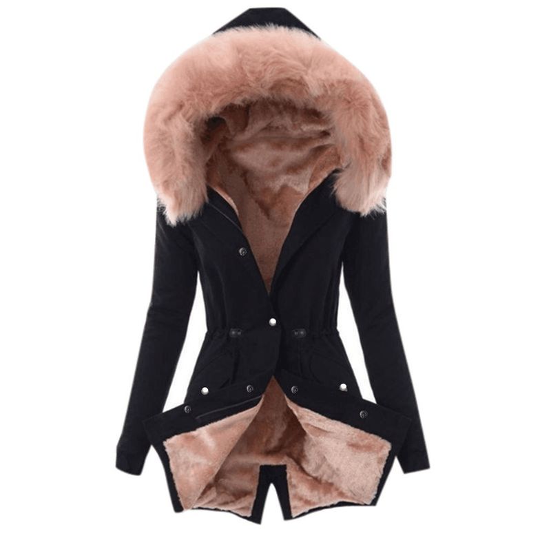 Cappotto da donna con collo imbottito_voghion.com