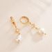 Set di gioielli da donna, moda, vendite calde, orecchini pendenti con perle irregolari in vero oro e ottone galvanizzato, semplici e alla moda, eleganti orecchini._voghion.com