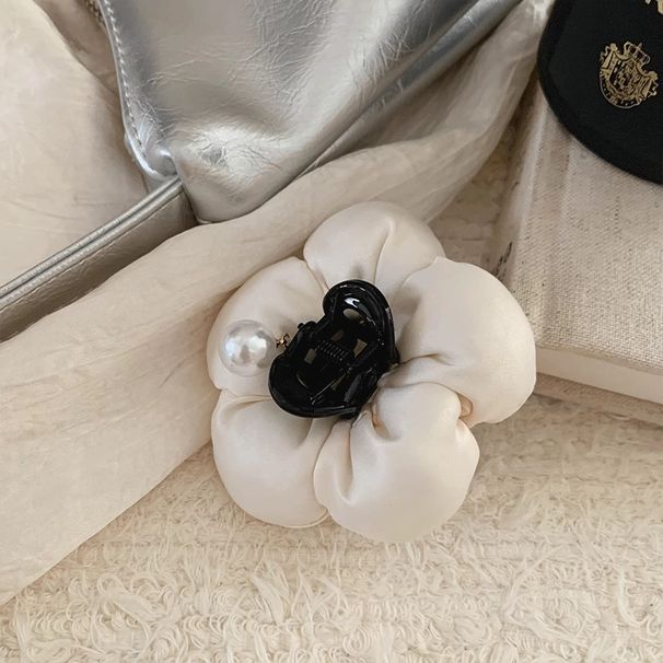 Flower Puff Summer Halbgebundene kleine Haarspange Damen 2024 Neue High-End-Haarspange Hinterkopf Kopfbedeckung_voghion.com