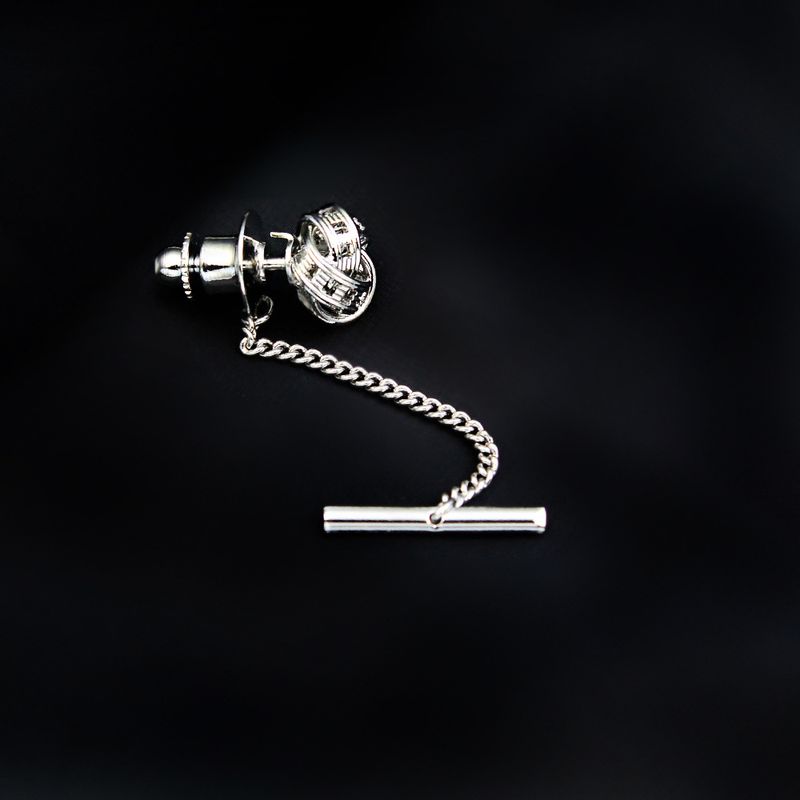 Men's Jewelry Shirt Collar Pin Pure Copper K Color Preserving High End Suit Collar Buckle Metal Braided Brooch_voghion.com