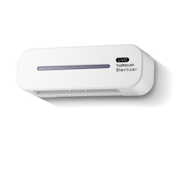 Intelligent ultraviolett tandborstehållare vägghängande induktionstandborstesterilisatorställ avtagbart badrumstillbehör_voghion.com