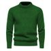 Herrenbekleidung Retro Dicker Pullover Herren Vintage Strickpullover Winter Warm Dicker Zopfmuster Pullover Retro Stil Lässiger Rollkragenpullover Wollmischung_voghion.com