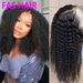 Human Hair 13x4 Double Drawn Kinky Curly Wig 20inch - 100% Virgin Remy Hair HD Lace Front Wig With Natural Hairline & Full Density (Best Seller)_voghion.com