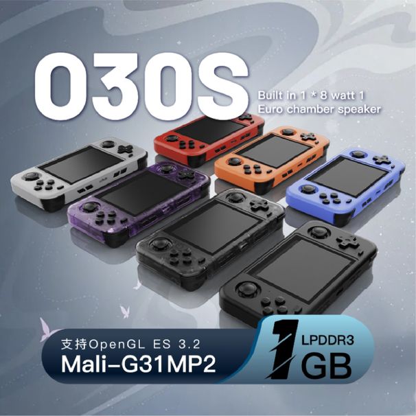 Nuova console di gioco O30S, open source, schermo IPS ad alta definizione da 3,5 pollici, dispositivo portatile portatile per GBA/PS1/PSP_voghion.com