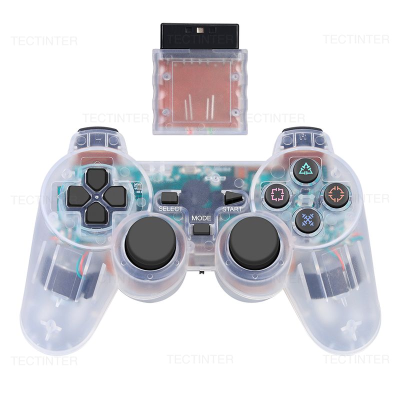 Wireless Controller For Sony Playstation 2 Gamepad Dual Vibration Shock For PS2/PS1 Joypad Joystick Controle USB PC Game Console_voghion.com