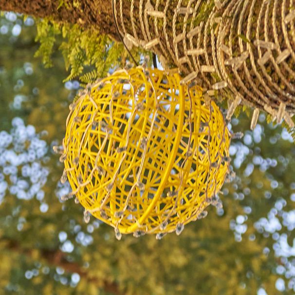 Wasserdichte hängende Kugellichter für Weihnachtsdekorationen im Freien – warmweiße LED-Lichterketten für Bäume, Gärten und festliche Beleuchtung_voghion.com